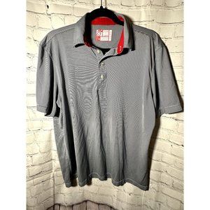 CHICK FIL A STAFF MEMBER EMPLOYEE SHORT SLEEVE POLO SHIRT L) GENTLY WORN EUC G-1